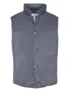 Brunello Cucinelli Suede Down Vest