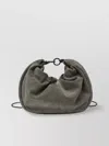 Brunello Cucinelli Suede Chain Strap Shoulder Bag