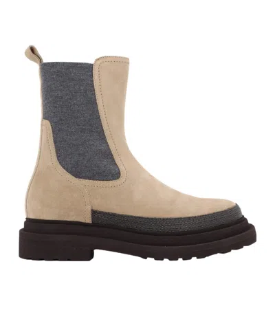 BRUNELLO CUCINELLI BRUNELLO CUCINELLI MONILE ANKLE BOOTS