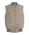 Brunello Cucinelli Suede Chest-pocket Gilet In Brown