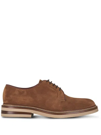 BRUNELLO CUCINELLI SUEDE DERBY SHOES