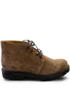 Brunello Cucinelli Suede Desert Boots In Brown