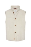 BRUNELLO CUCINELLI BRUNELLO CUCINELLI SUEDE DOWN VEST