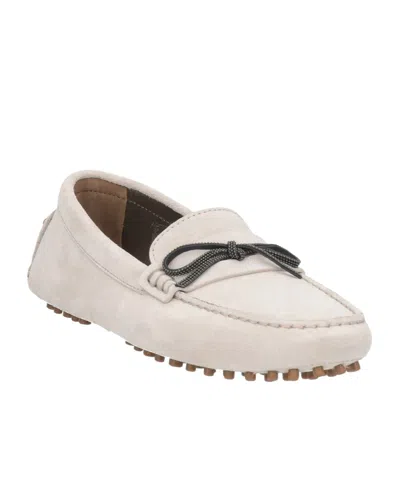 Brunello Cucinelli Suede Driving Shoes In Pattern
