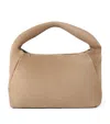 Brunello Cucinelli Suede Duo Top-handle Bag In Brown