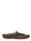 BRUNELLO CUCINELLI SUEDE FUR LOAFERS