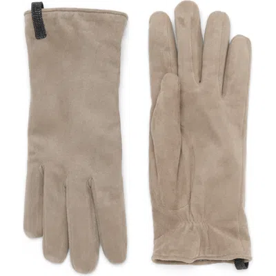 BRUNELLO CUCINELLI BRUNELLO CUCINELLI SUEDE GLOVES