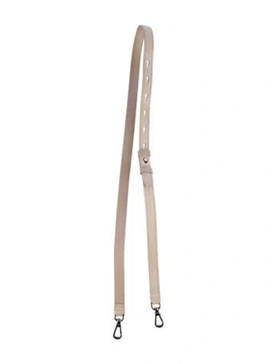Pre-owned Brunello Cucinelli Suede Handbag Strap In Gray