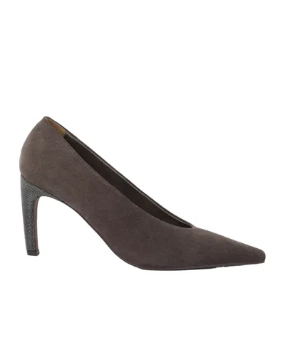 Brunello Cucinelli Suede High Heels
