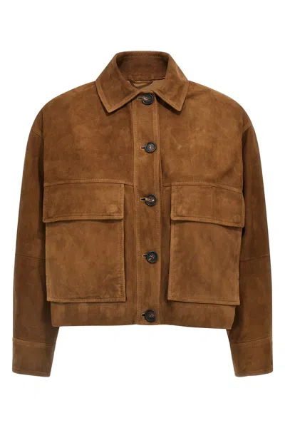 BRUNELLO CUCINELLI BRUNELLO CUCINELLI SUEDE JACKET