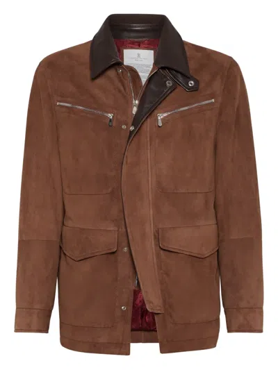 BRUNELLO CUCINELLI SUEDE JACKET