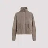 Brunello Cucinelli Women's Suede Jacket In Neutral