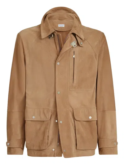 BRUNELLO CUCINELLI SUEDE JACKET
