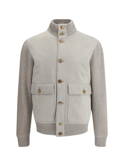 BRUNELLO CUCINELLI SUEDE JACKET
