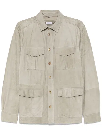BRUNELLO CUCINELLI SUEDE JACKET