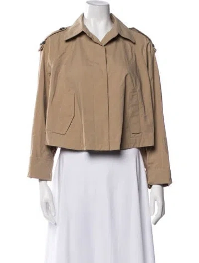 Pre-owned Brunello Cucinelli Suede Jacket In Neutral