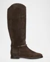 Brunello Cucinelli Black Solid Boots In Brown