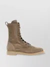 Brunello Cucinelli Suede Lace-up Boots Boots, Ankle Boots Beige
