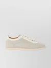 Brunello Cucinelli Suede Low-top Sneakers Rubber Sole In Gray