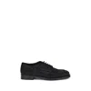 Brunello Cucinelli Almond Toe Lace-up Shoes In Black