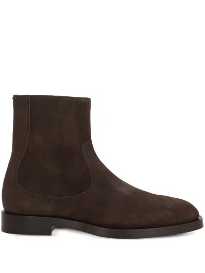Brunello Cucinelli Suede-leather Ankle Boots
