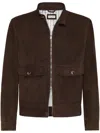 Brunello Cucinelli Bomber Leather Jacket Clothing