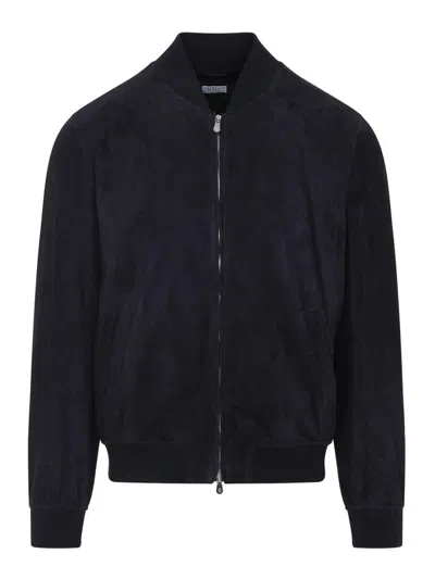 BRUNELLO CUCINELLI SUEDE LEATHER JACKET