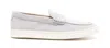 Brunello Cucinelli Suede Loafers In Grey