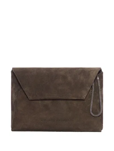 Brunello Cucinelli Suede Leather Mini Bag