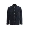 Brunello Cucinelli Suede Leather Shirt Jacket