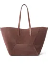 Brunello Cucinelli Suede Leather Shopping Bag