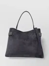 Brunello Cucinelli Suede Leather Handbag