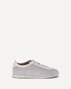 Brunello Cucinelli Suede Leather Sneakers In Gray