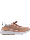 Brunello Cucinelli Low Top Sneakers Contrast Sole In Neutral
