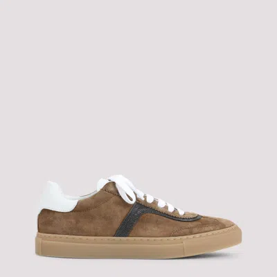 Brunello Cucinelli Monile Sneakers In Brown
