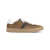 Brunello Cucinelli Leather Sneaker In Brown