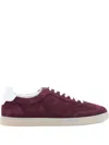 Brunello Cucinelli Low Top Suede Finish Rubber Sole Sneakers