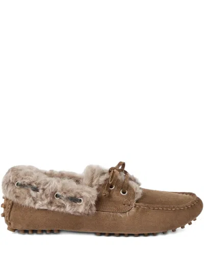 BRUNELLO CUCINELLI SUEDE LOAFER