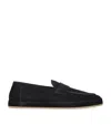 Brunello Cucinelli Suede Loafer Sneakers In Black