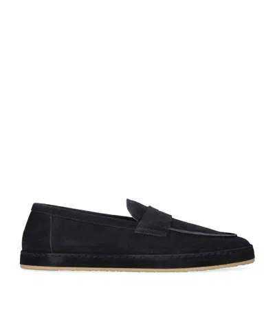 Brunello Cucinelli Suede Loafer Sneakers