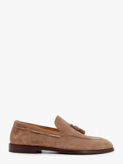 BRUNELLO CUCINELLI SUEDE LOAFER WITH TASSELS