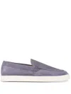 Brunello Cucinelli Slip-on Suede Loafers Rubber Sole