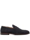 Brunello Cucinelli Round Toe Loafers In Black