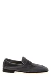 Brunello Cucinelli Grey Leather Loafers