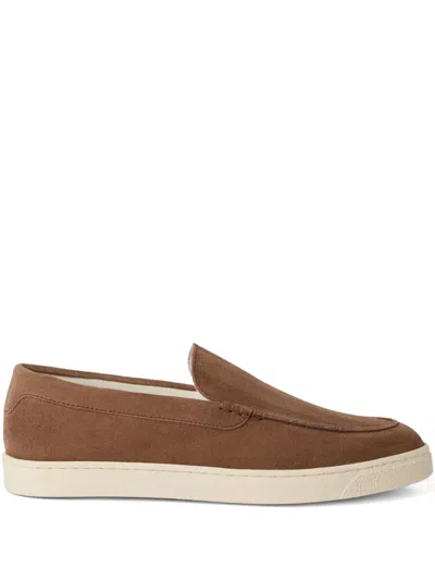 BRUNELLO CUCINELLI SUEDE LOAFERS