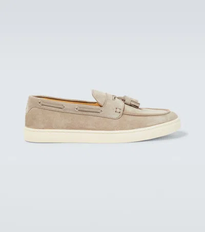 Brunello Cucinelli Suede Loafers In Avola