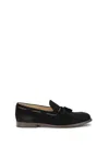 Brunello Cucinelli Suede Loafers In Black