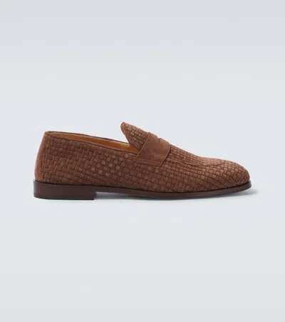 BRUNELLO CUCINELLI SUEDE LOAFERS