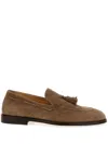 Brunello Cucinelli Suede Loafers In Brown