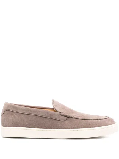 Brunello Cucinelli Suede Loafers In Bisonte